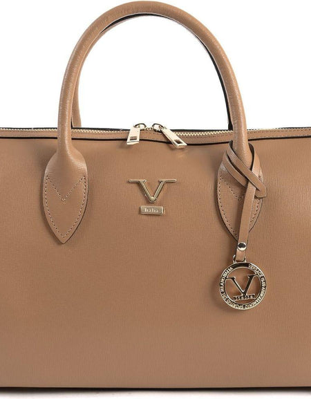 V Italia Tan Saffiano Cuoio Chiaro Womens Handbag