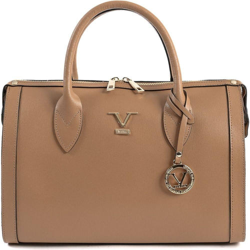 Load image into Gallery viewer, V Italia Womens Handbag Tan V014-G SAFFIANO CUOIO CHIARO
