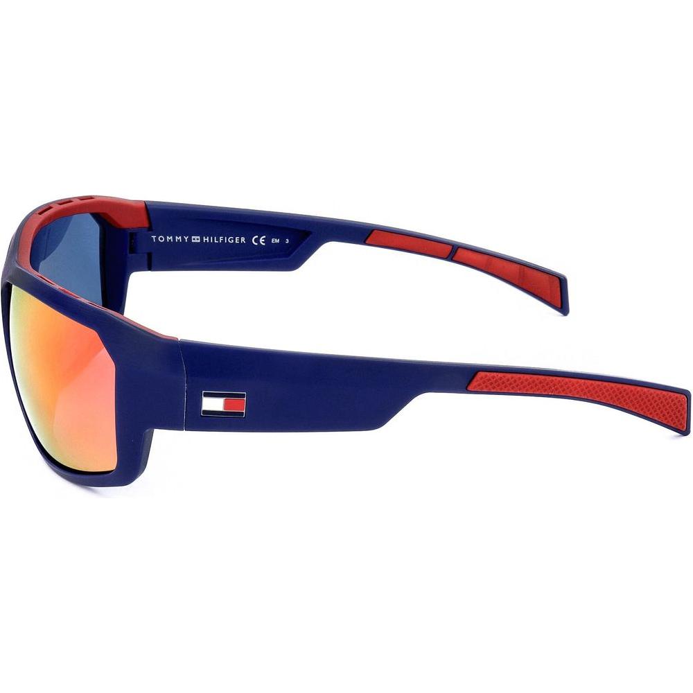 Tommy Hilfiger Mens Sunglasses TH 1722 S WIR 61 16 125 MATTE BLUE RED