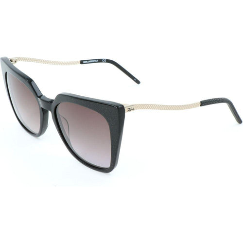 Load image into Gallery viewer, Karl Lagerfeld Womens Sunglasses KL956S 004 54 18 140 BLACK GLITTER
