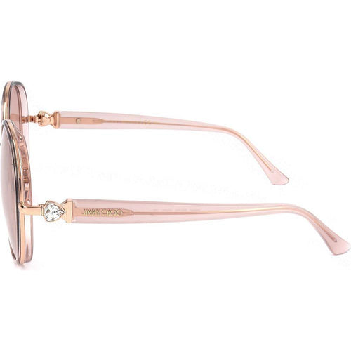 Load image into Gallery viewer, Jimmy Choo Womens Sunglasses PAM S BKU 57 20 140 GOLD NUDE
