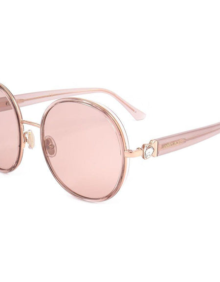 Jimmy Choo Womens Sunglasses PAM S BKU 57 20 140 GOLD NUDE