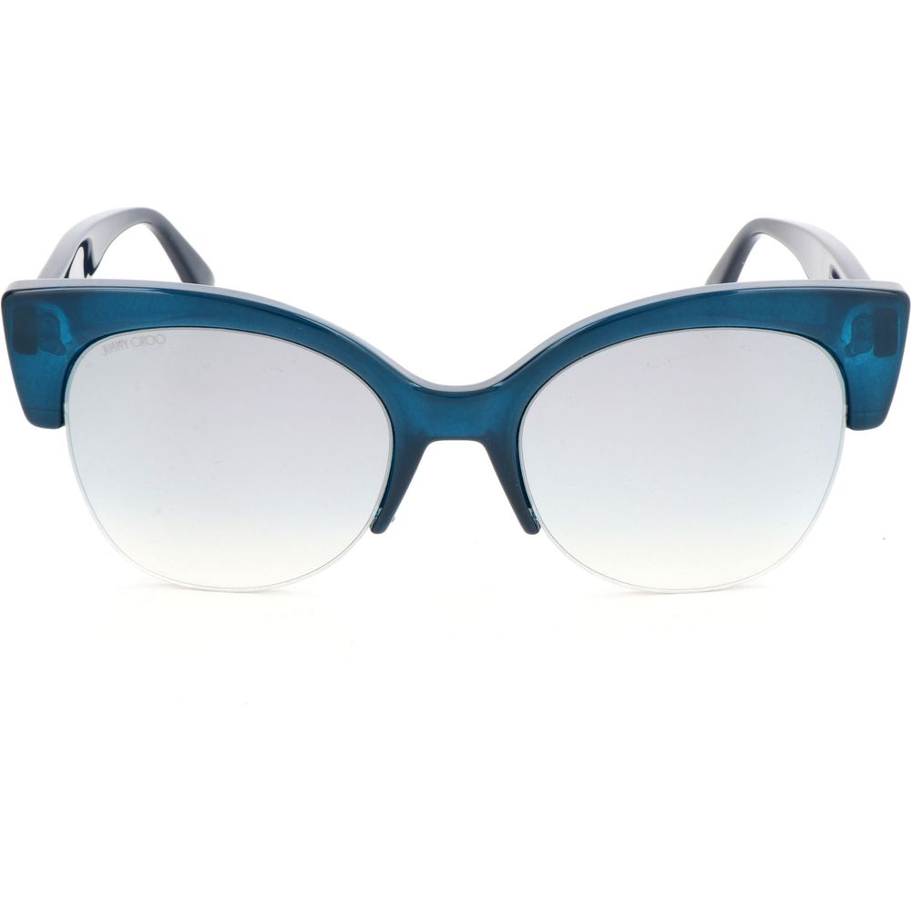Jimmy Choo Womens Sunglasses PRIYA S JOJ 56 20 145 BLUE GLITTER BLUE