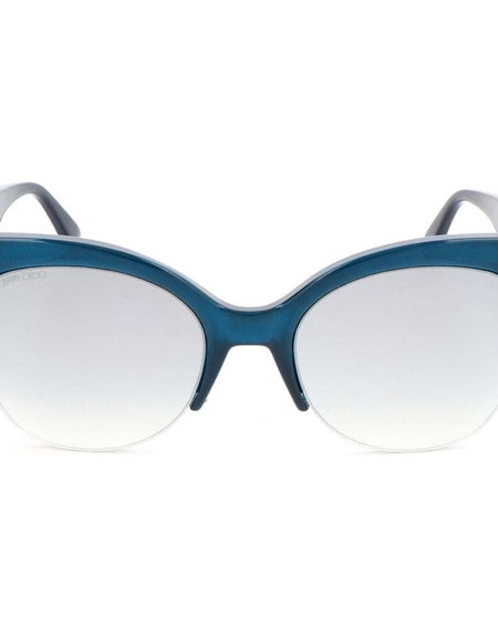 Jimmy Choo Womens Sunglasses PRIYA S JOJ 56 20 145 BLUE GLITTER BLUE