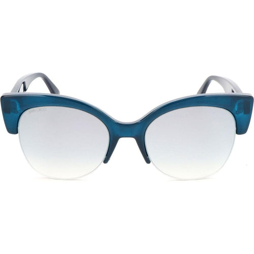 Load image into Gallery viewer, Jimmy Choo Womens Sunglasses PRIYA S JOJ 56 20 145 BLUE GLITTER BLUE
