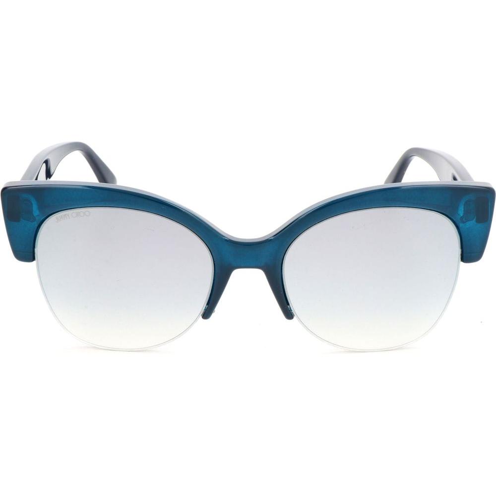 Jimmy Choo Womens Sunglasses PRIYA S JOJ 56 20 145 BLUE GLITTER BLUE