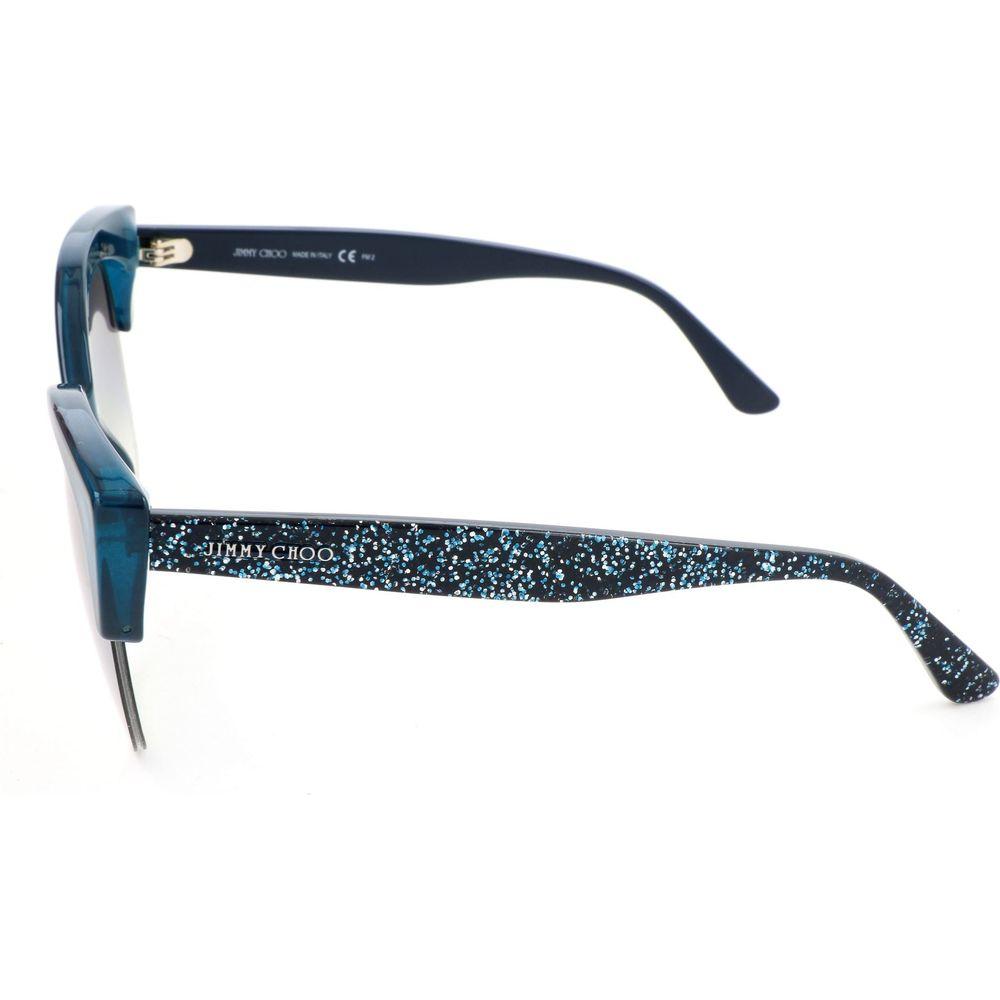 Jimmy Choo Womens Sunglasses PRIYA S JOJ 56 20 145 BLUE GLITTER BLUE