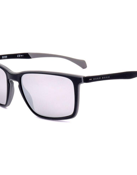 Hugo Boss Mens Sunglasses BOSS 1114 S O6W 57 18 145 MATTE BLACK GREY