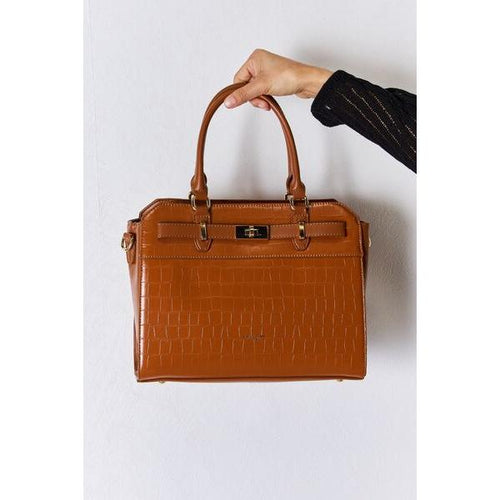 Load image into Gallery viewer, David Jones Texture PU Leather Handbag - Elevate Your Elegance
