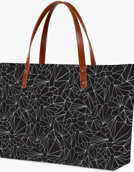 Jacki Easlick Architectural Print Diving Cloth Tote Bag - A Luxurious Statement Piece