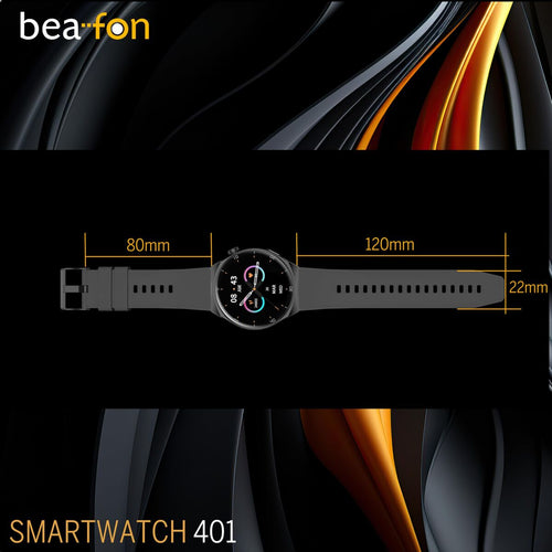 Load image into Gallery viewer, Smartwatch beafon WATCH 401 43 mm 1,43" Black Silver-2
