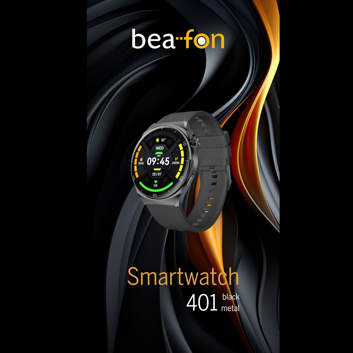 Smartwatch beafon WATCH 401 43 mm 1,43" Black Silver-1