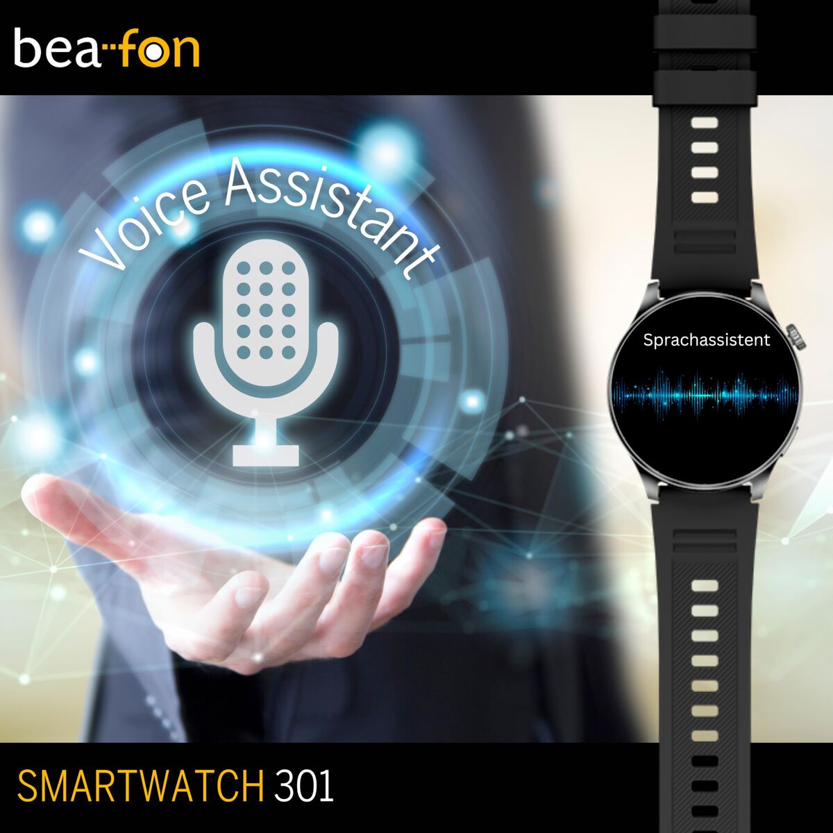 Smartwatch beafon WATCH 301 44 mm 1,45" Black-5