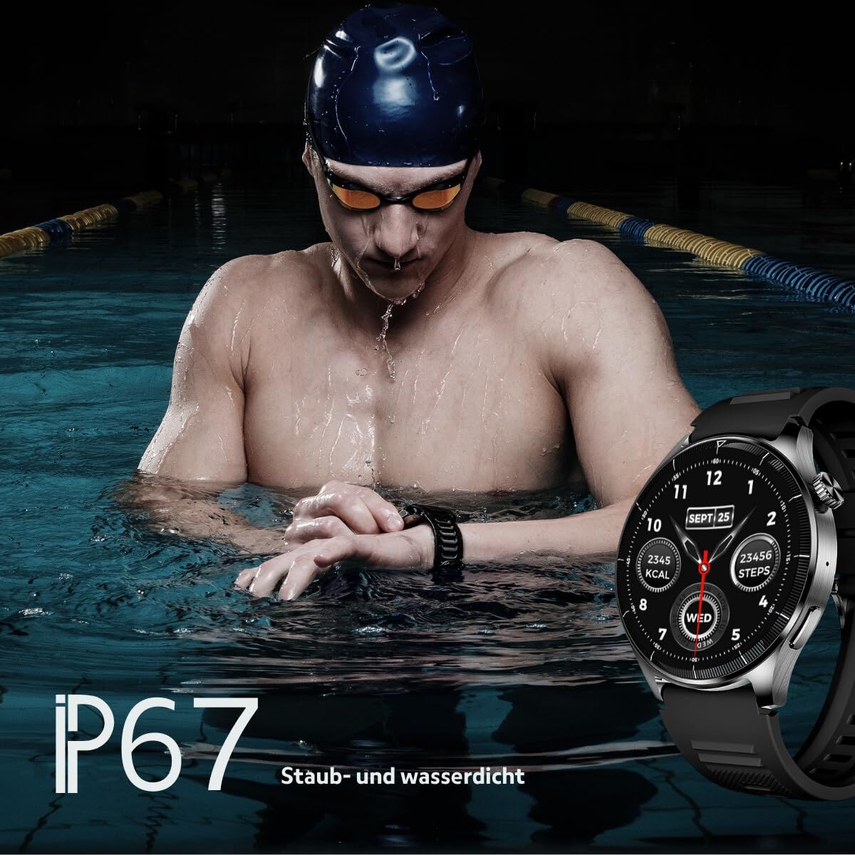 Smartwatch beafon WATCH 301 44 mm 1,45" Black-4