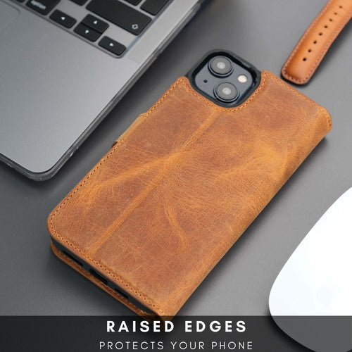 Load image into Gallery viewer, Casper Leather iPhone 15 Plus Wallet Case | MagSafe-32
