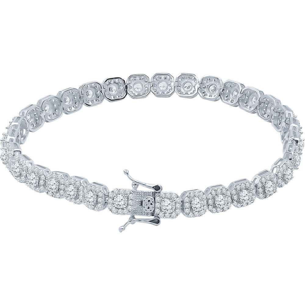 ICECUBE 925 Silver 6 MM SQUARE Bracelet | 9211582