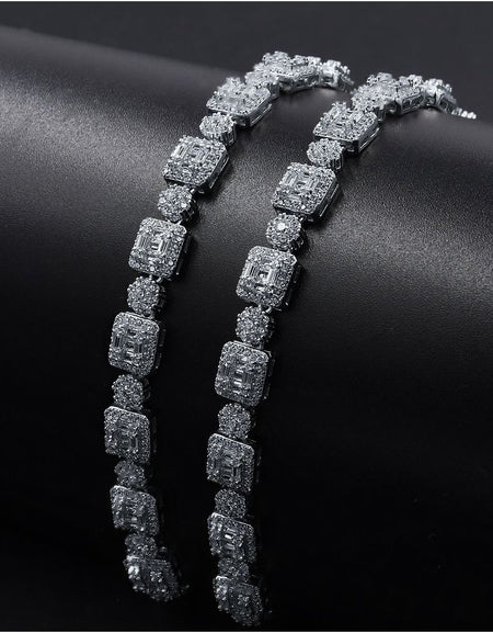 COZY 6MM Square Tennis Chain - Elevate Your Elegance