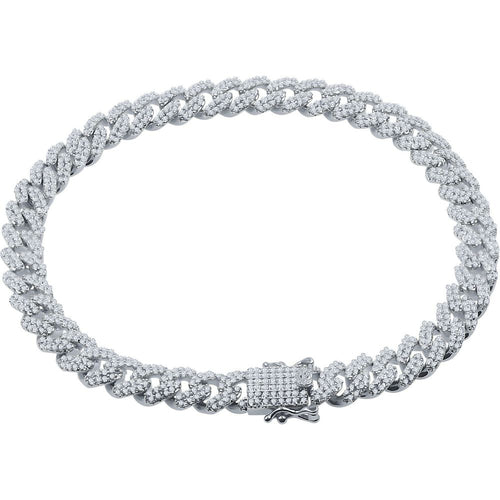 Load image into Gallery viewer, BIBELOT 6MM  Silver Cuban Bracelet | 9212501
