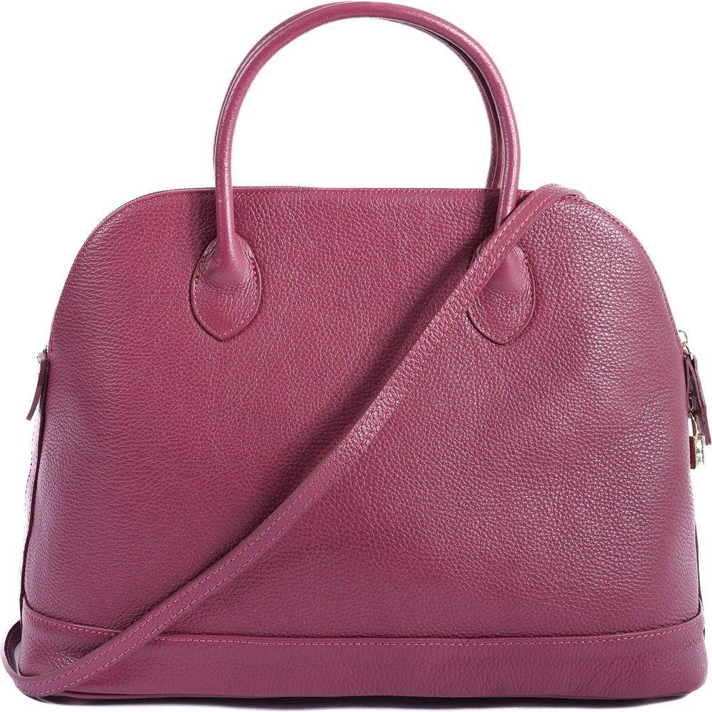 V Italia Womens Handbag Raspberry BC10880 DOLLARO PRUGNA