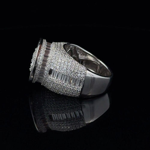 Load image into Gallery viewer, SHEEN 925 CZ RHODIUM MENS ICED OUT RING | 9222421
