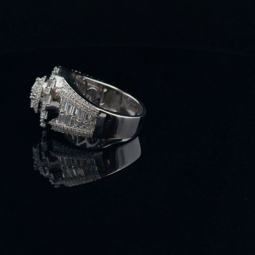 Load image into Gallery viewer, GLACIAL 925 CZ MENS ICED OUT RING | 9222511
