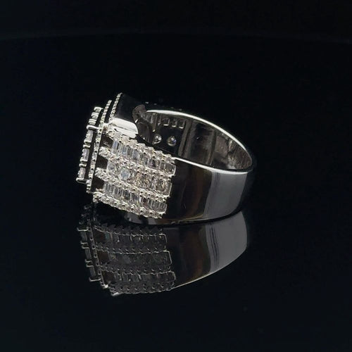 Load image into Gallery viewer, GLEAM 925 CZ MENS ICED OUT RING | 9222571
