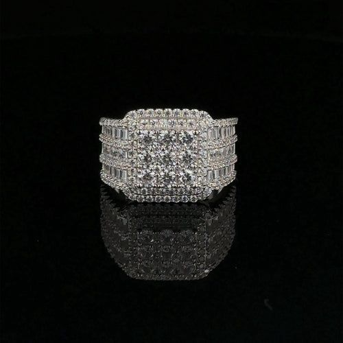 GLEAM 925 CZ MENS ICED OUT RING | 9222571