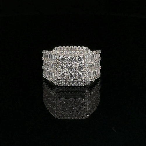 Load image into Gallery viewer, GLEAM 925 CZ MENS ICED OUT RING | 9222571
