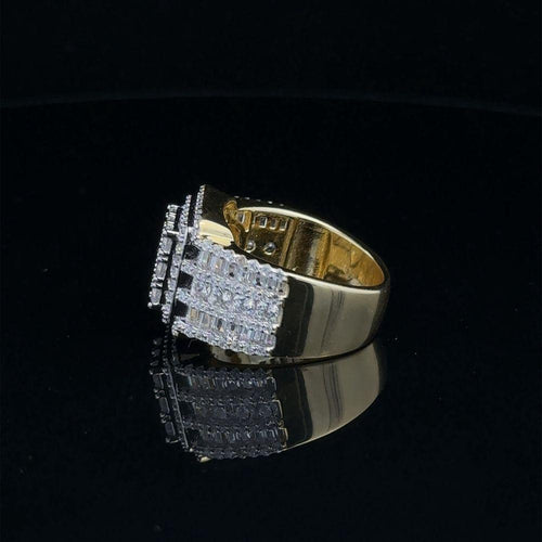 Load image into Gallery viewer, VIVACITY 925 CZ MENS ICED OUT RING | 9222572
