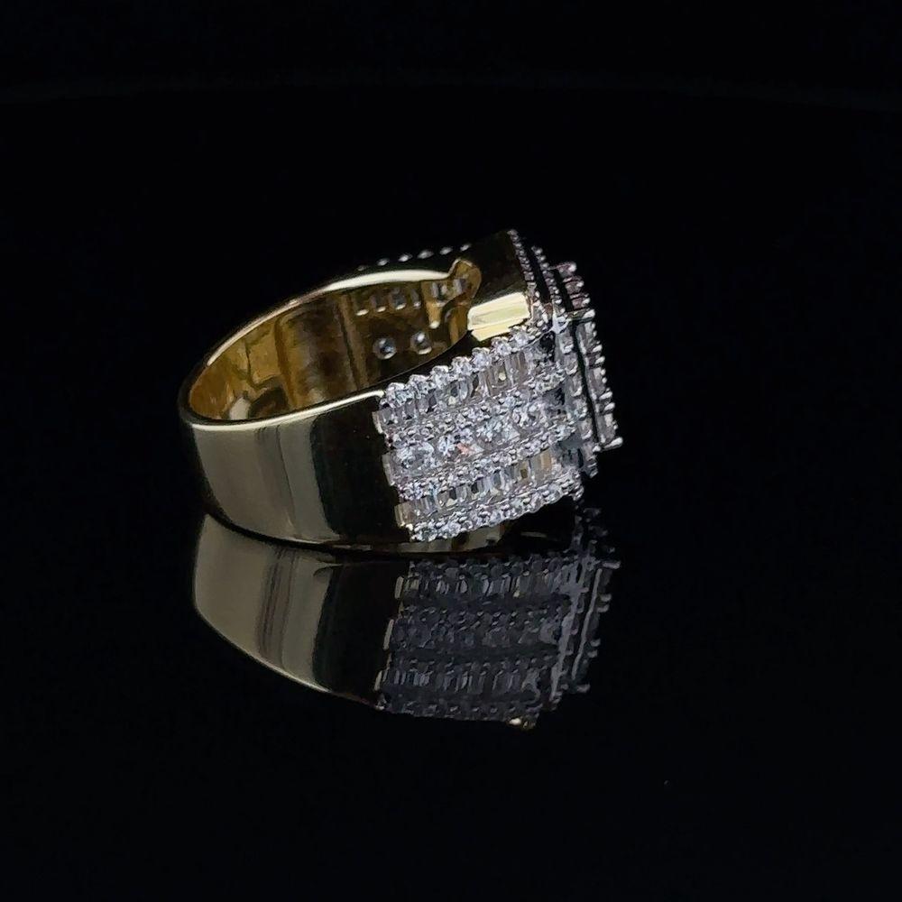 VIVACITY 925 CZ MENS ICED OUT RING | 9222572