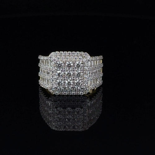 Load image into Gallery viewer, VIVACITY 925 CZ MENS ICED OUT RING | 9222572
