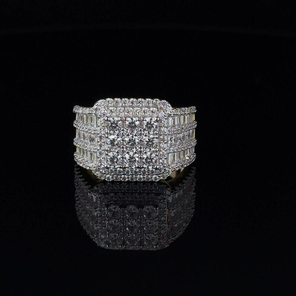 VIVACITY 925 CZ MENS ICED OUT RING | 9222572