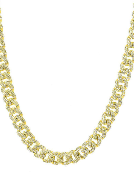 BLING MASTER ANGUS 10 MM 925 Silver Cuban Chain