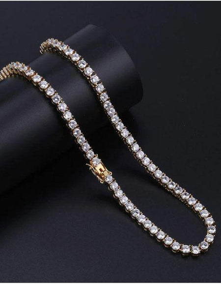 SPARKLE 3MM 925 Tennis Choker - Luxurious Bling Accessory