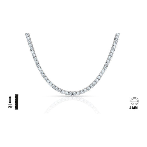 Load image into Gallery viewer, 925 Sterling Silver Chain with CZ - 928571
