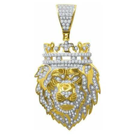 Designer Silver Pendant with CZ Stone - Exquisite Luxury in Sterling Silver