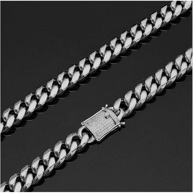 DEFT 925 CZ Cuban Chain  |9211842