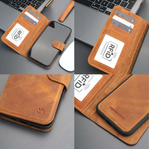 Load image into Gallery viewer, Casper Leather iPhone 15 Plus Wallet Case | MagSafe-35
