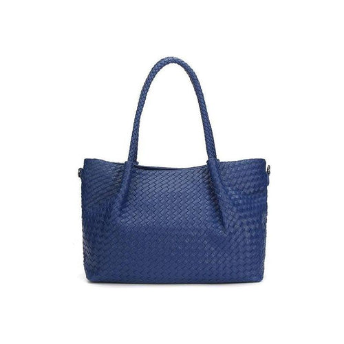 Load image into Gallery viewer, Korean Style Woven Large Capacity Portable Handbag
