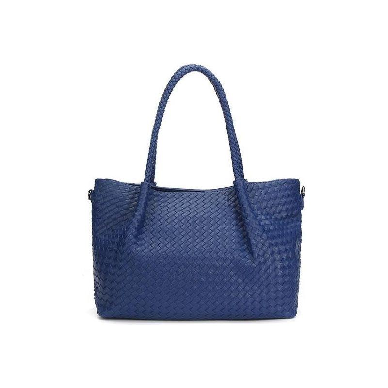 Korean Style Woven Large Capacity Portable Handbag