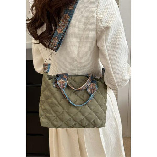 Load image into Gallery viewer, Designer Handbags Bubble Textured Printed Strap Handbag
