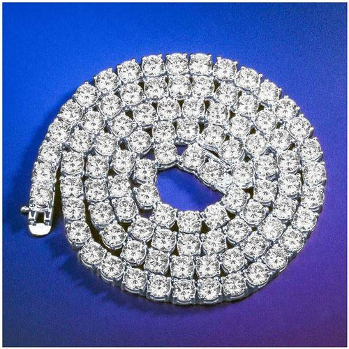 Load image into Gallery viewer, ROCK 4 MM One Row Tennis Chain | 960011
