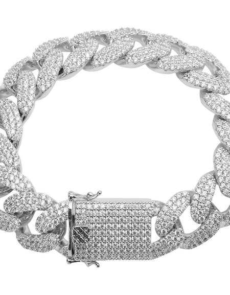 STALLION 925 Cuban Bracelet: Elegance Redefined in Iced Bling