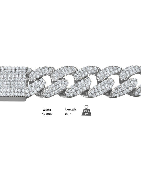 COLT 12 MM 925 Silver Cuban Chain - A Symphony of Elegance