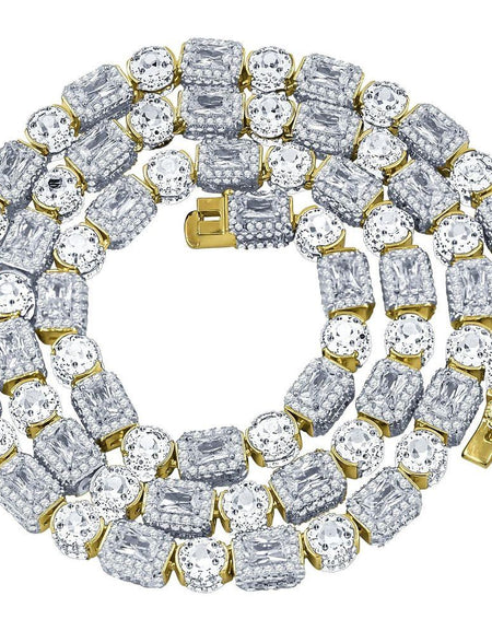 Bling Master Jewelry Ghost Silver Iced Out CZ Chain