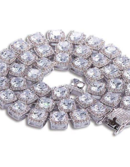 ICECUBE 5 MM Square Tennis Chain – An Icon of Elegance