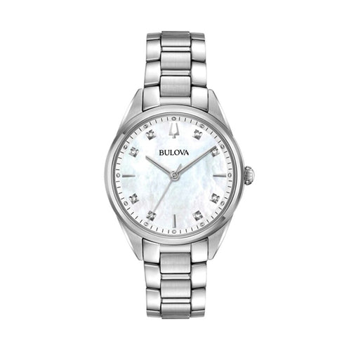 Load image into Gallery viewer, BULOVA Mod.  SS CLASSIC SUTTON MOP DIAMONDS LADY-0
