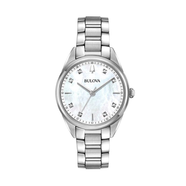 BULOVA Mod.  SS CLASSIC SUTTON MOP DIAMONDS LADY-0