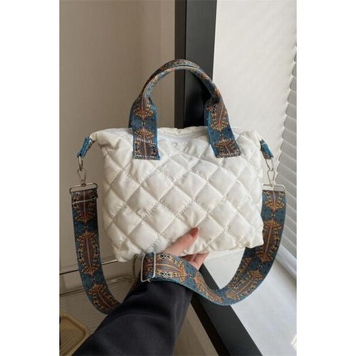 Load image into Gallery viewer, Designer Handbags Bubble Textured Printed Strap Handbag
