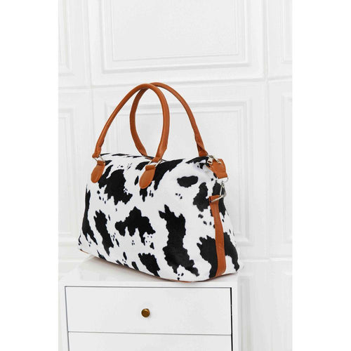 Load image into Gallery viewer, Luxury Animal Print Brushed Weekender Bag
